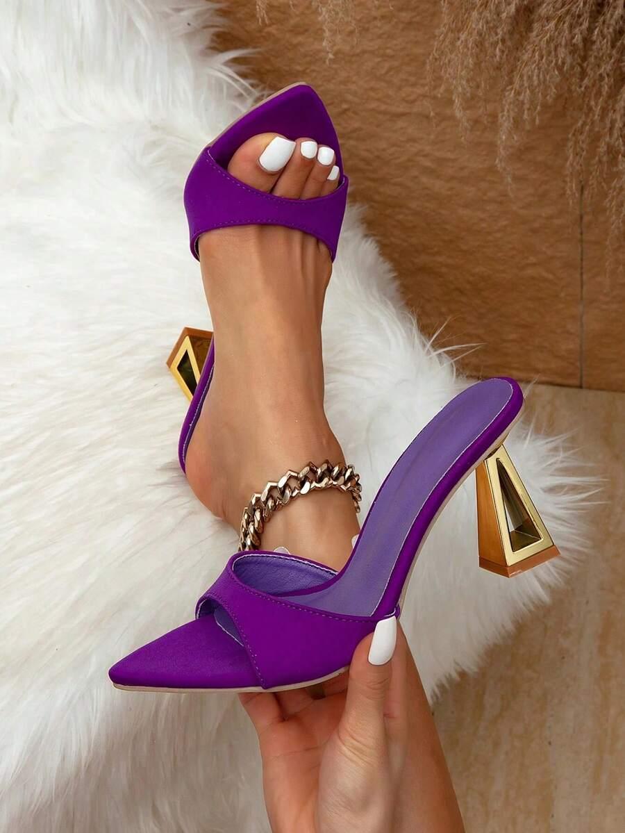 SHEIN FIOLETOWE KLAPKI OBCAS S06__38