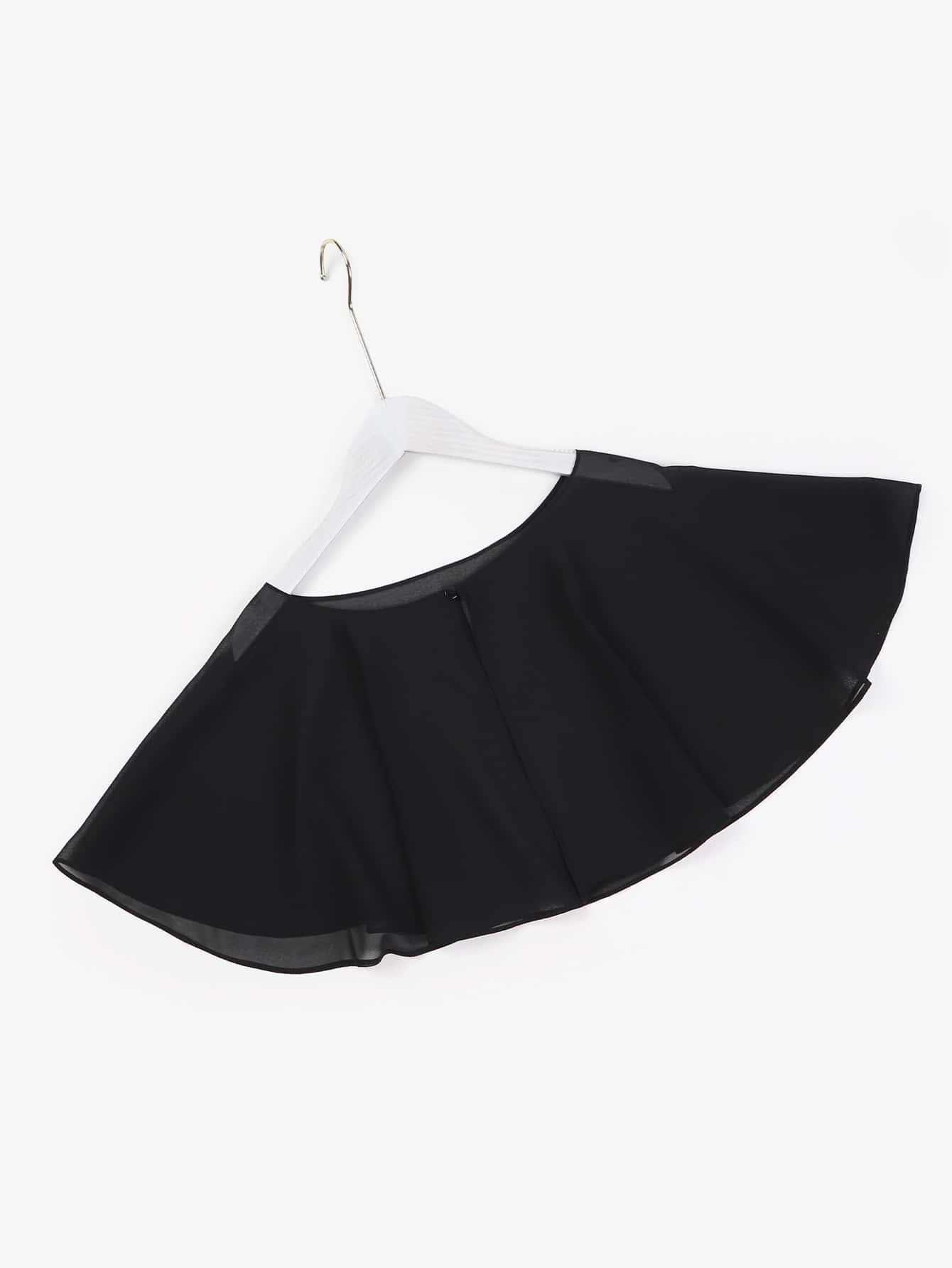 SHEIN CZARNA NARZUTKA PONCZO S07__OS