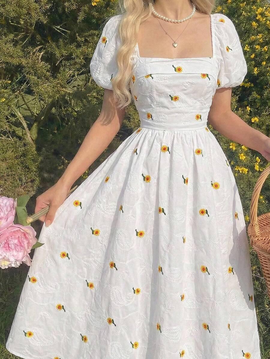 SHEIN BIAŁA MAXI SUKIENKA S06__M