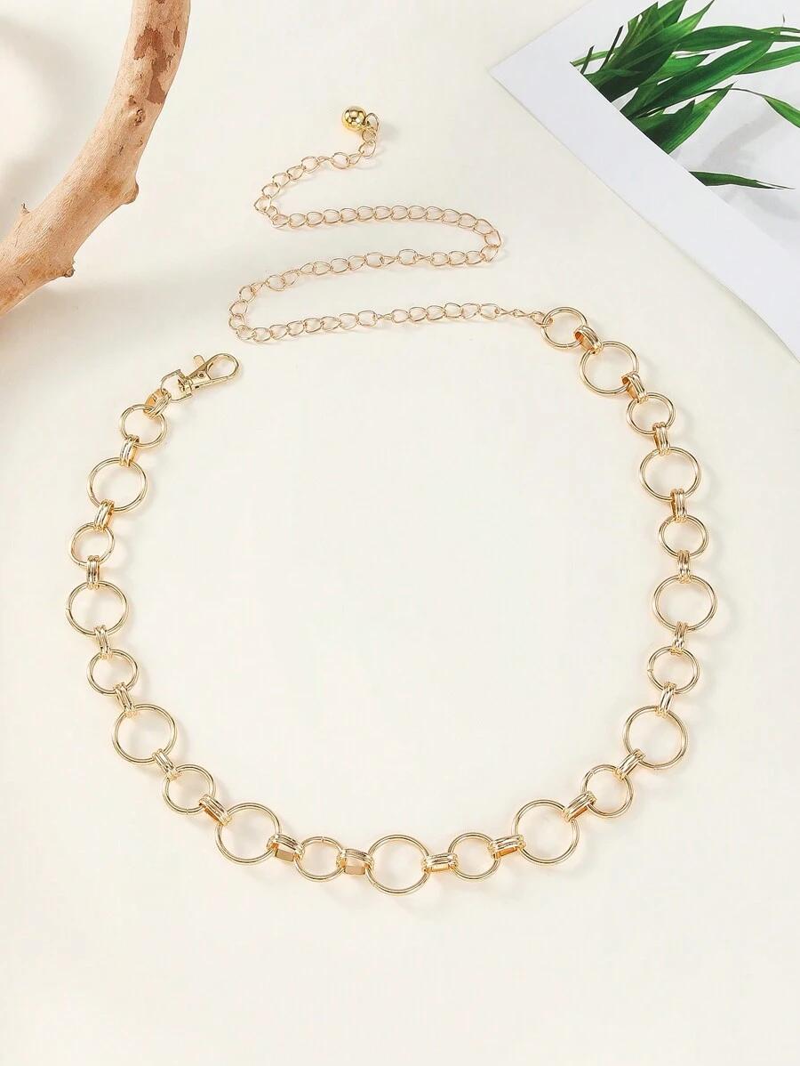 SHEIN ZŁOTY ŁAŃCUSZEK KOŁA S07