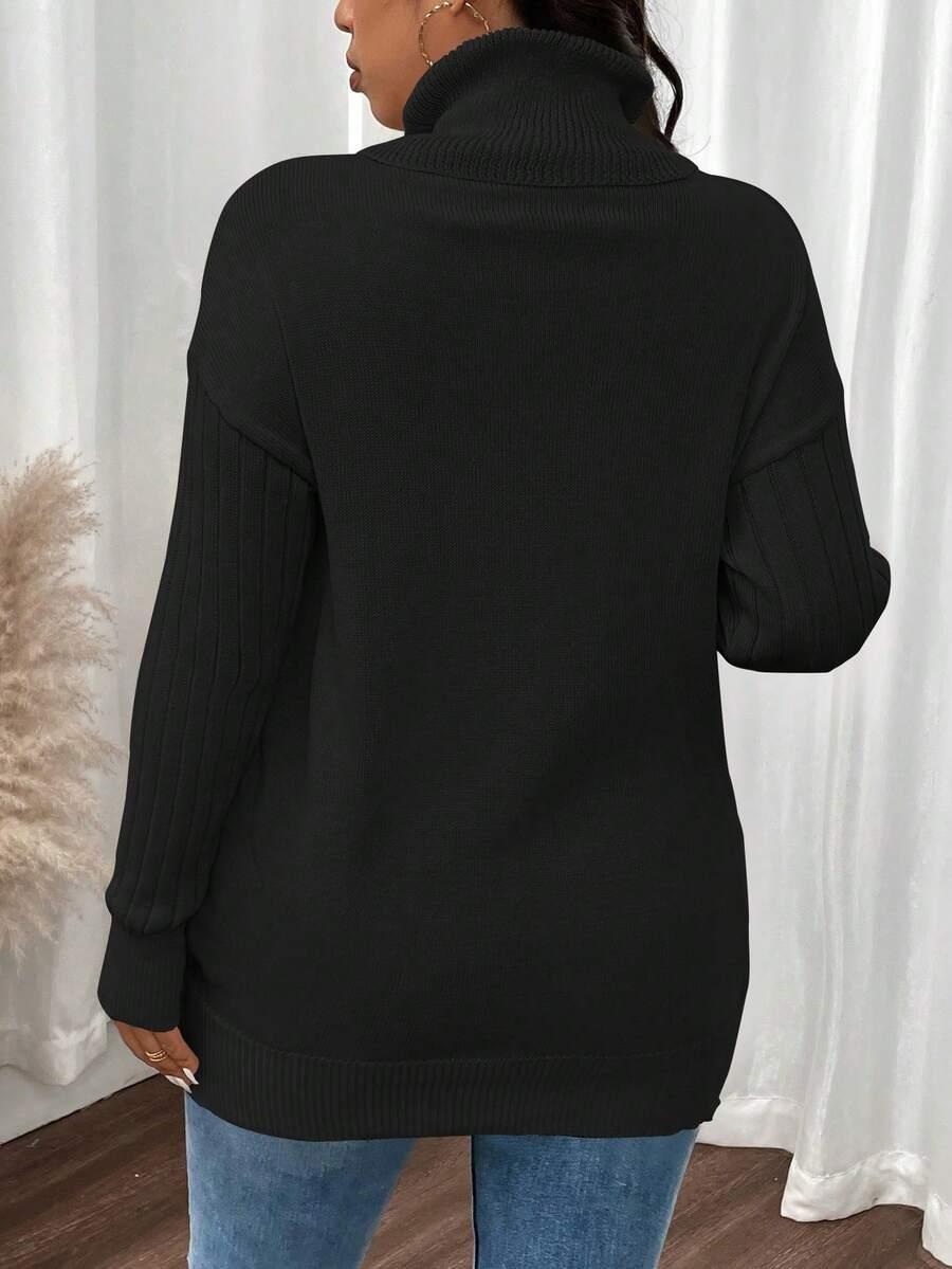 SHEIN CZARNY SWETER GOLF S06__46
