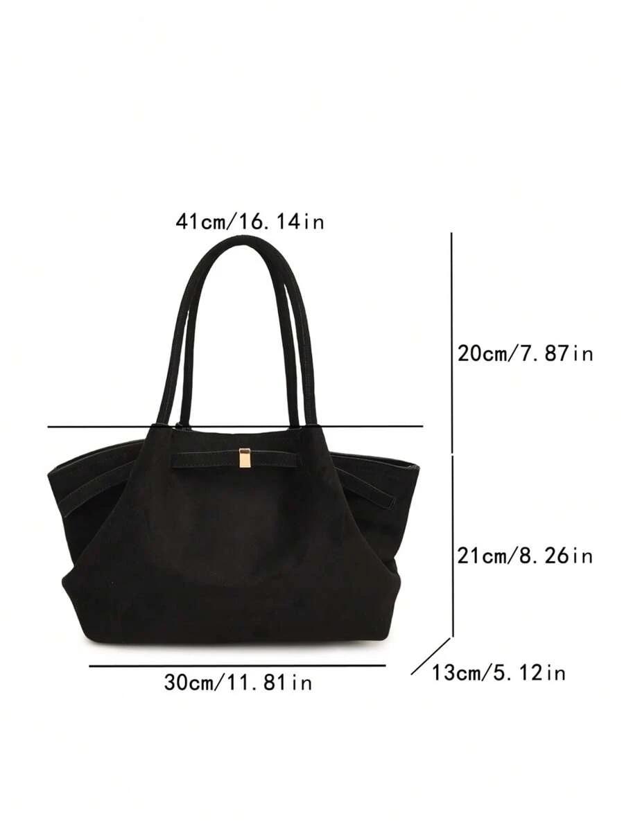 SHEIN CZARNA KLASYCZNA TOREBKA S07__30X13X21