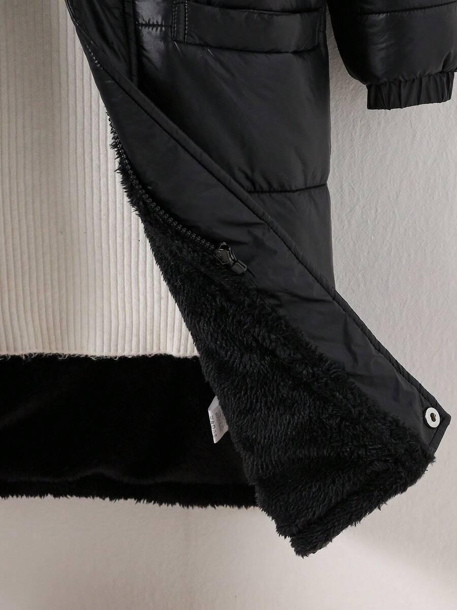 SHEIN CZARNA KURTKA KAPTUR W01__110/116