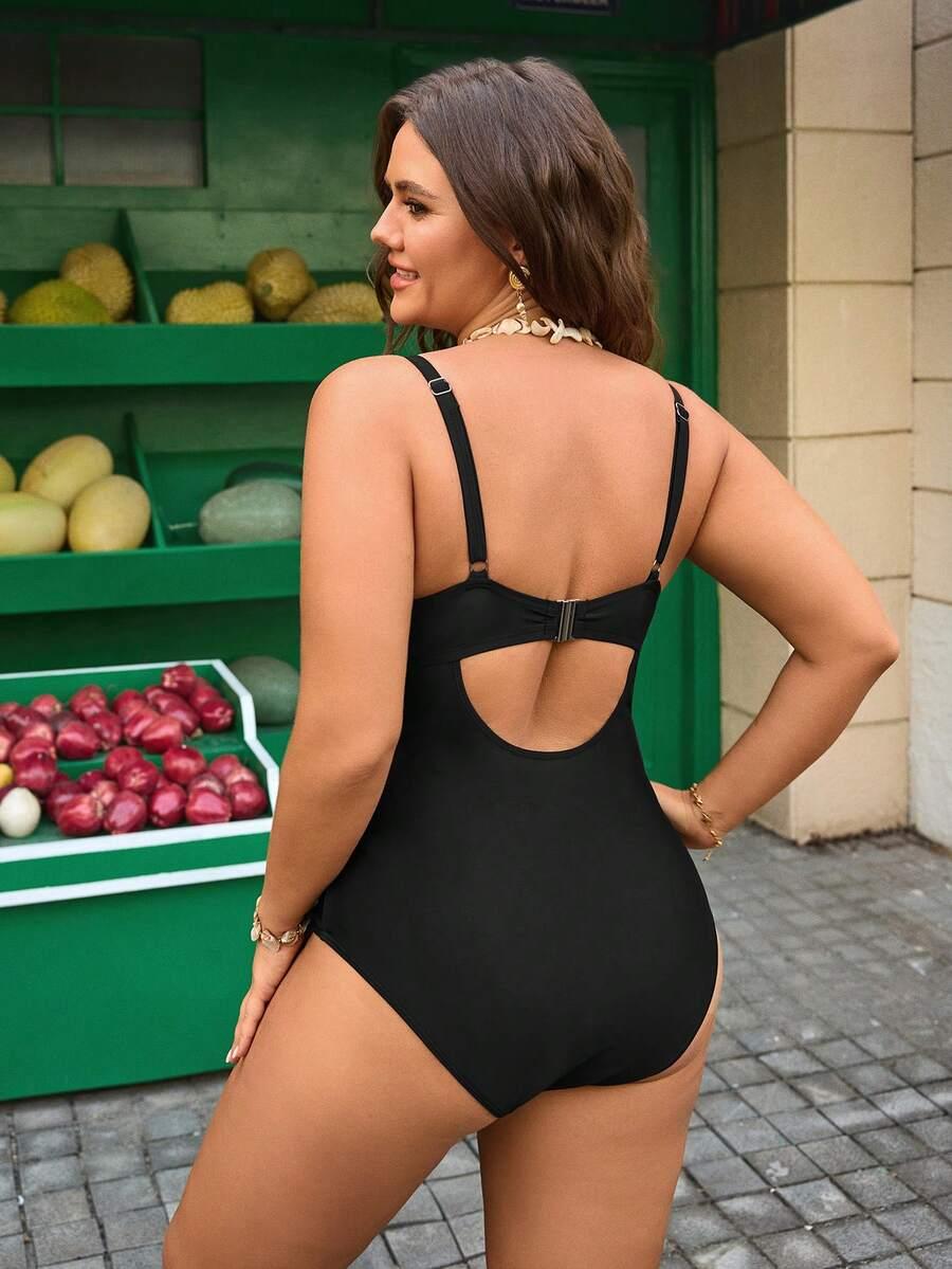 SHEIN JEDNOCZĘŚCIOWY STRÓJ KĄPIELOWY S09__48