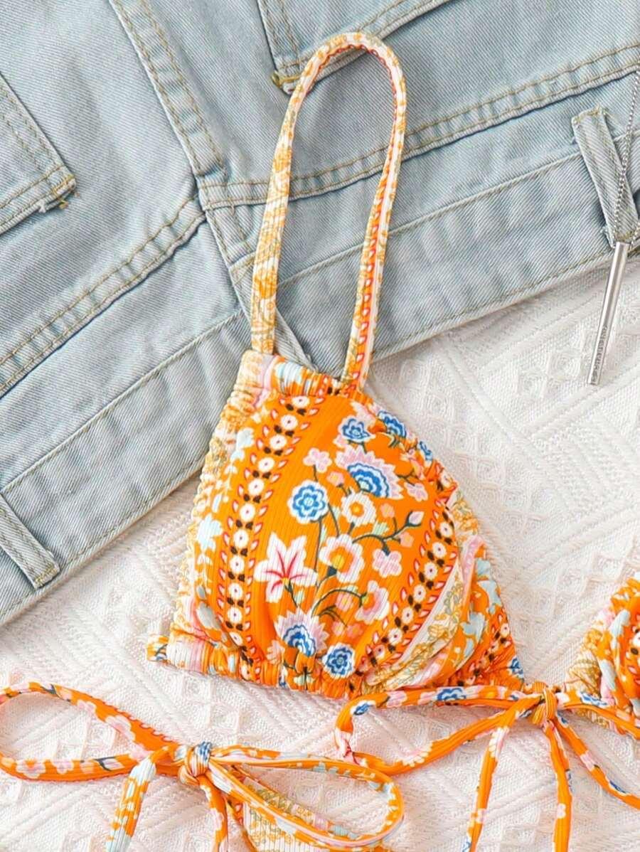 SHEIN DWUCZĘŚCIOWY STRÓJ KĄPIELOWY S09__S
