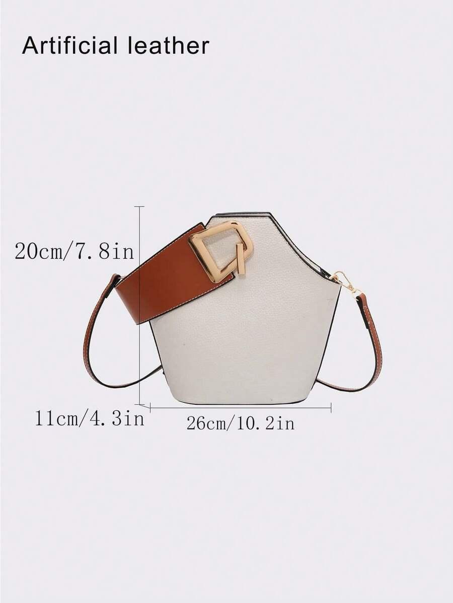 SHEIN BIAŁA TOREBKA ZDOBIENIE S07__26X11X20