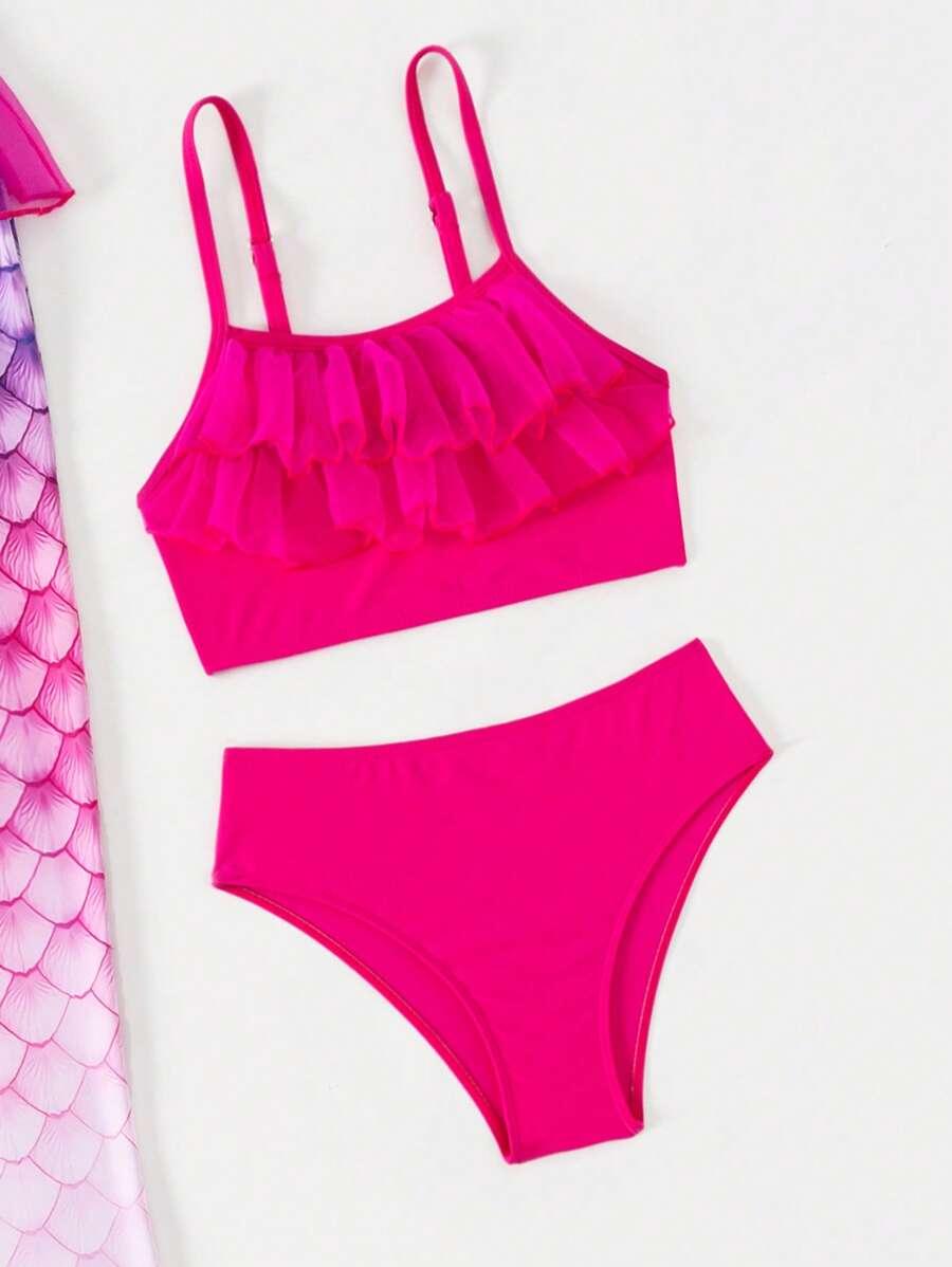 SHEIN DÓŁ OD STROJU KĄPIELOWEGO OGON SYRENKI KOMPLET S09__140-146