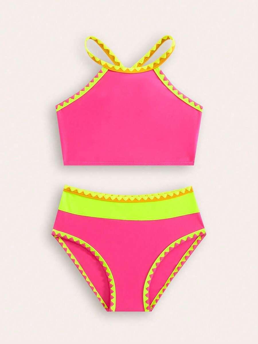 SHEIN DWUCZĘŚCIOWY STRÓJ KĄPIELOWY S09__98-104