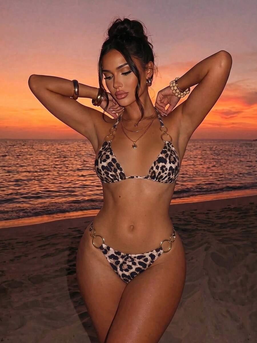 SWIM SXY DWUCZĘŚCIOWY STRÓJ KĄPIELOWY ANIMAL PRINT S09__L