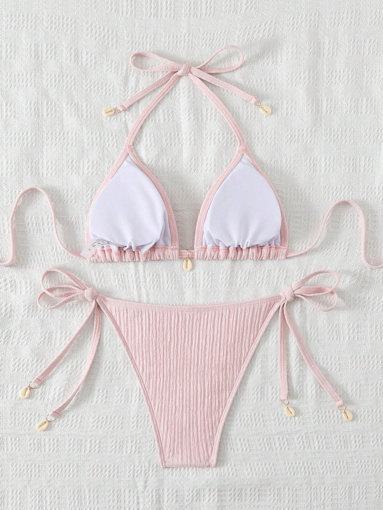 SHEIN DWUCZĘŚCIOWY STRÓJ KĄPIELOWY S09__XS