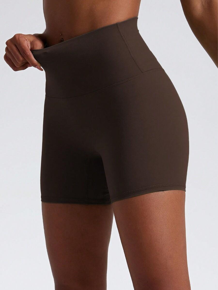 SHEIN BRĄZOWE KRÓTKIE SPODENKI S06__M