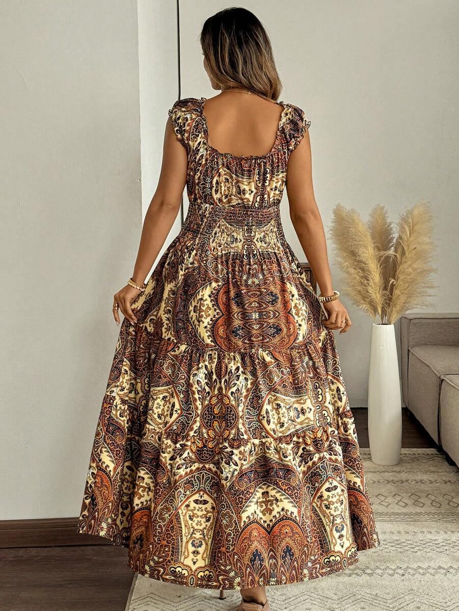 SHEIN MAXI SUKIENKA BEZ RĘKAWÓW S06__48