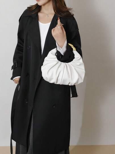 SHEIN BIAŁA TOREBKA IMITACJA SKÓRY S07__30X23CM