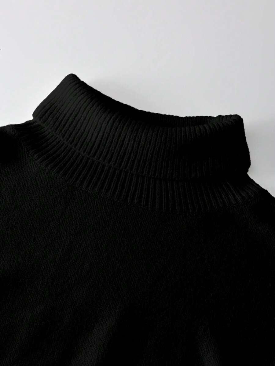 SHEIN CZARNA SPÓDNICA SWETER KOMPLET S06__M