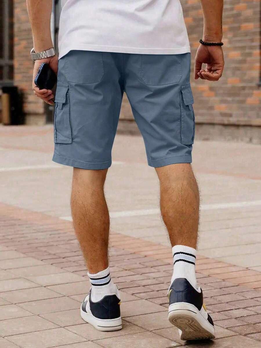 MANFINITY NIEBIESKIE SPODENKI CASUAL S09__S