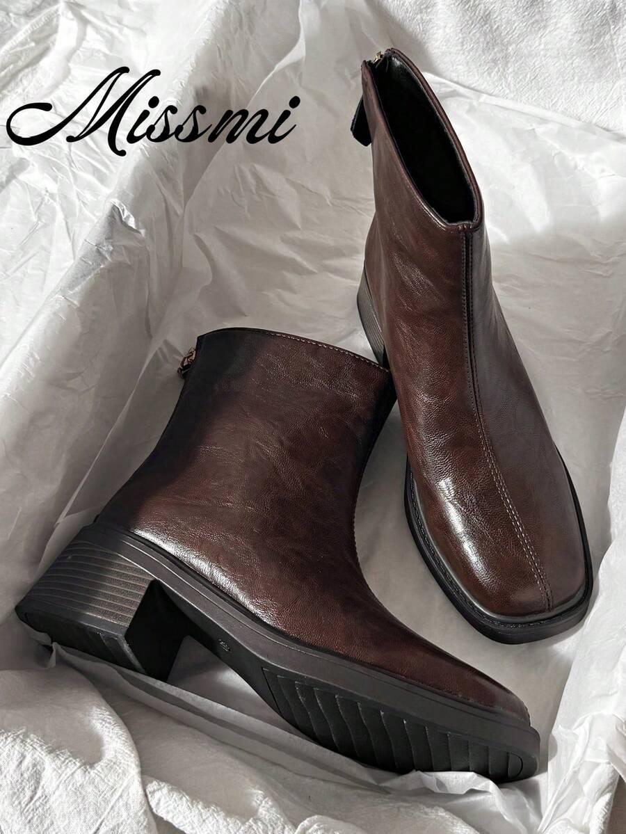 SHEIN BRĄZOWE BOTKI OBCAS W01__40,5
