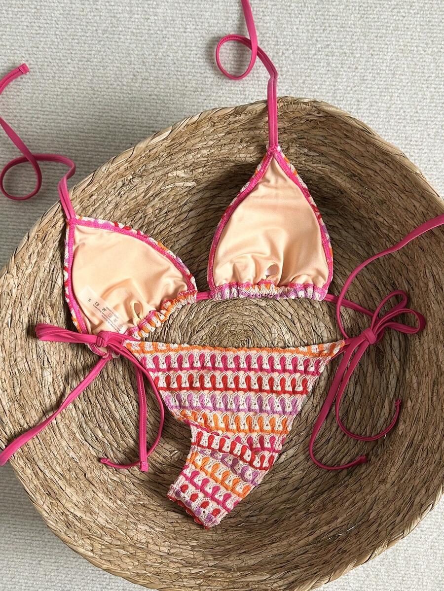 SHEIN DWUCZĘŚCIOWY STRÓJ KĄPIELOWY S09__M