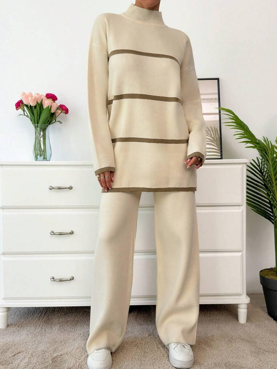SHEIN SWETER SPODNIE KOMPLET