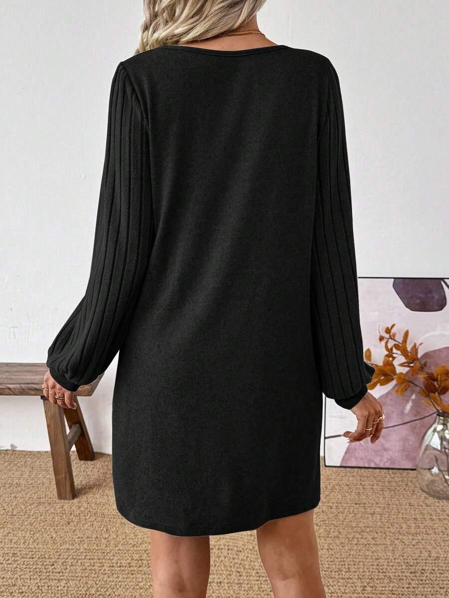 SHEIN CZARNA MINI SUKIENKA S06__L