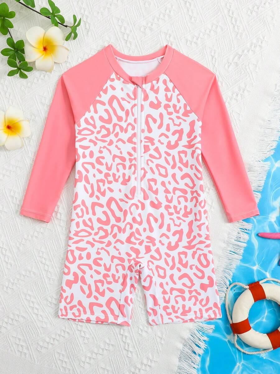 SHEIN JEDNOCZĘŚCIOWY STRÓJ KĄPIELOWY S09__104-110
