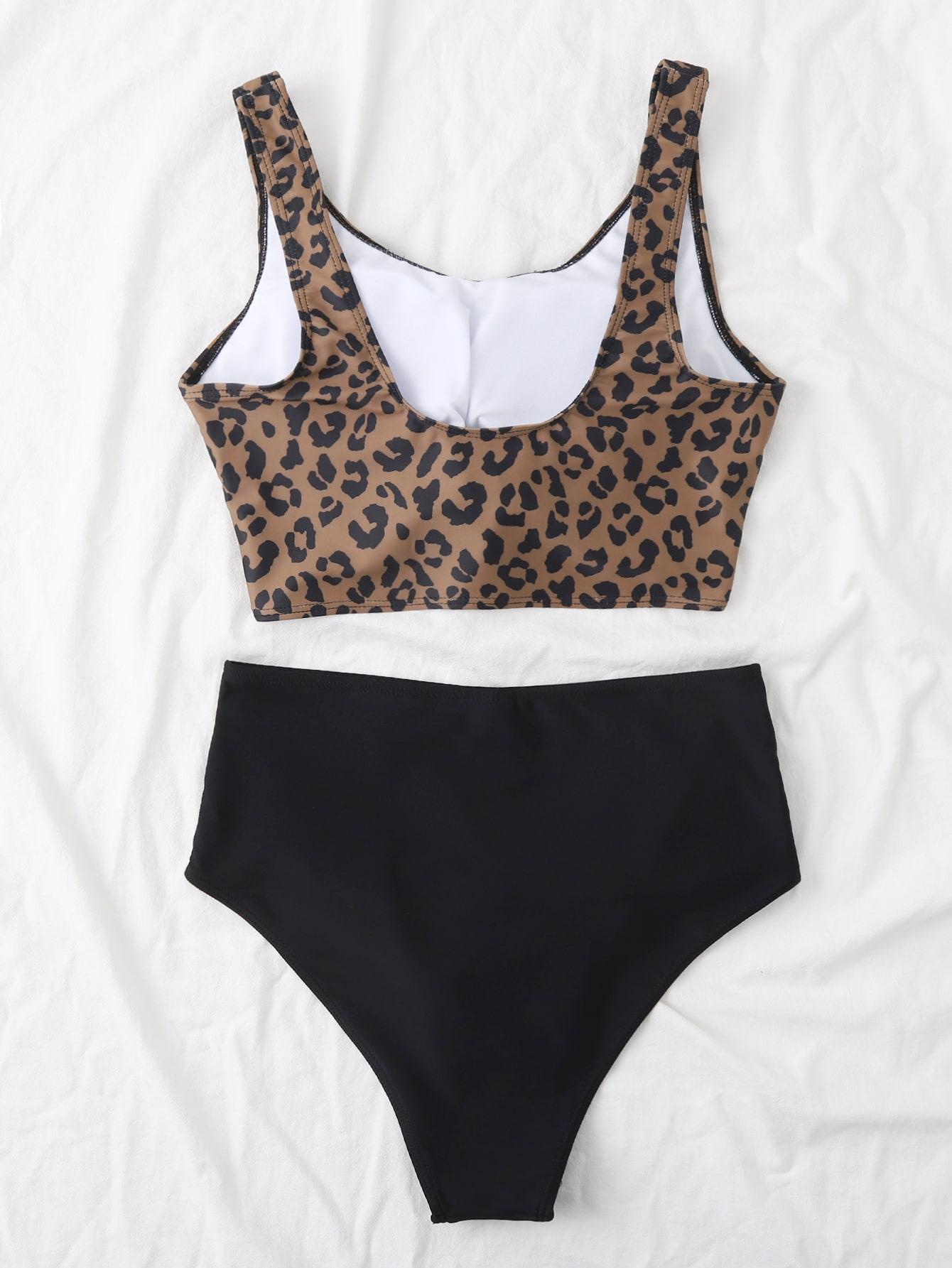 SHEIN DWUCZĘŚCIOWY STRÓJ KĄPIELOWY S09__XL