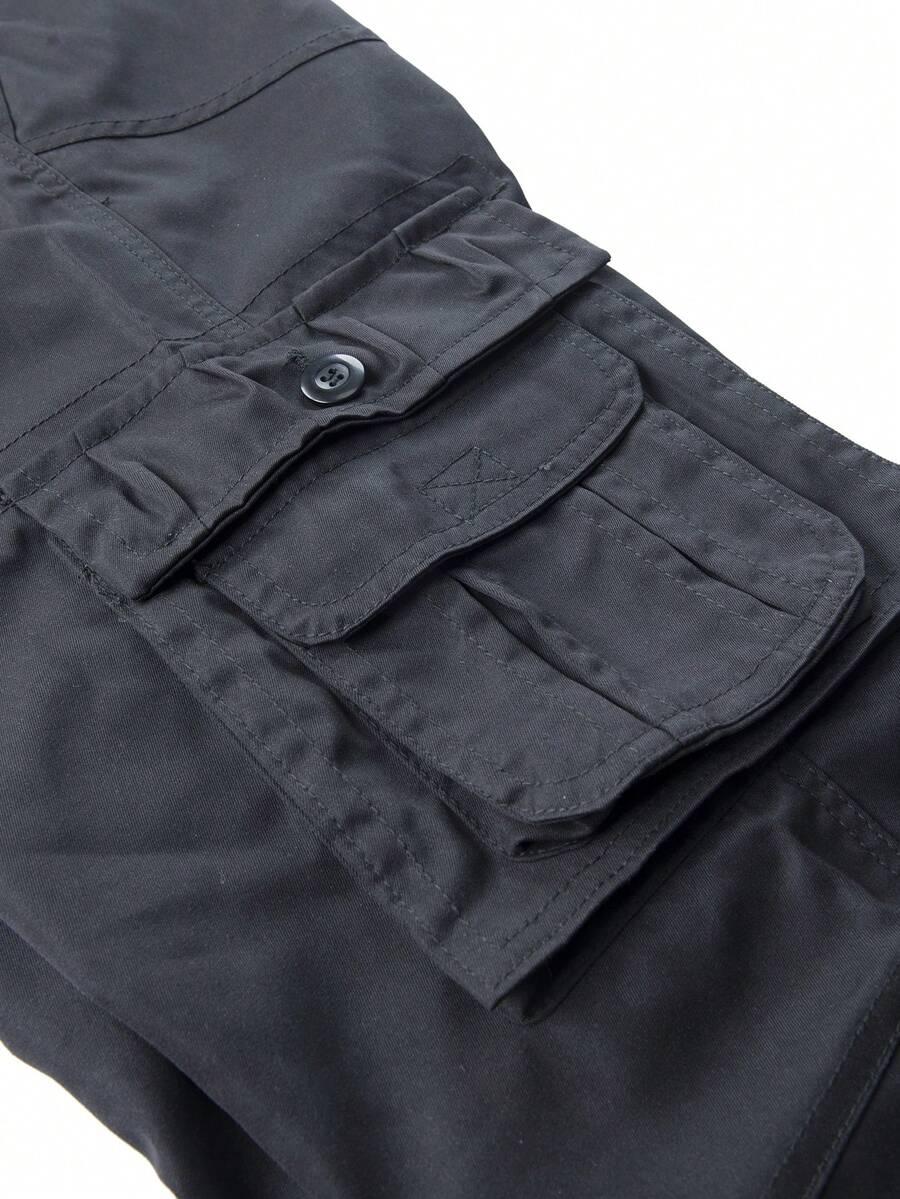 SHEIN CZARNE SPODNIE CASUAL S06__S