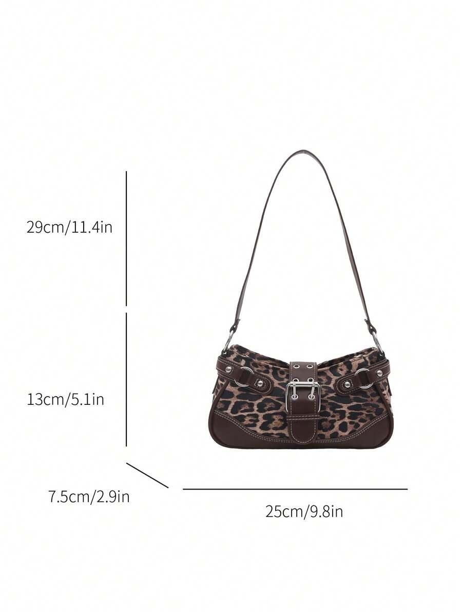 SHEIN TOREBKA NA RAMIĘ ANIMAL PRINT S07__25X7.5X13CM