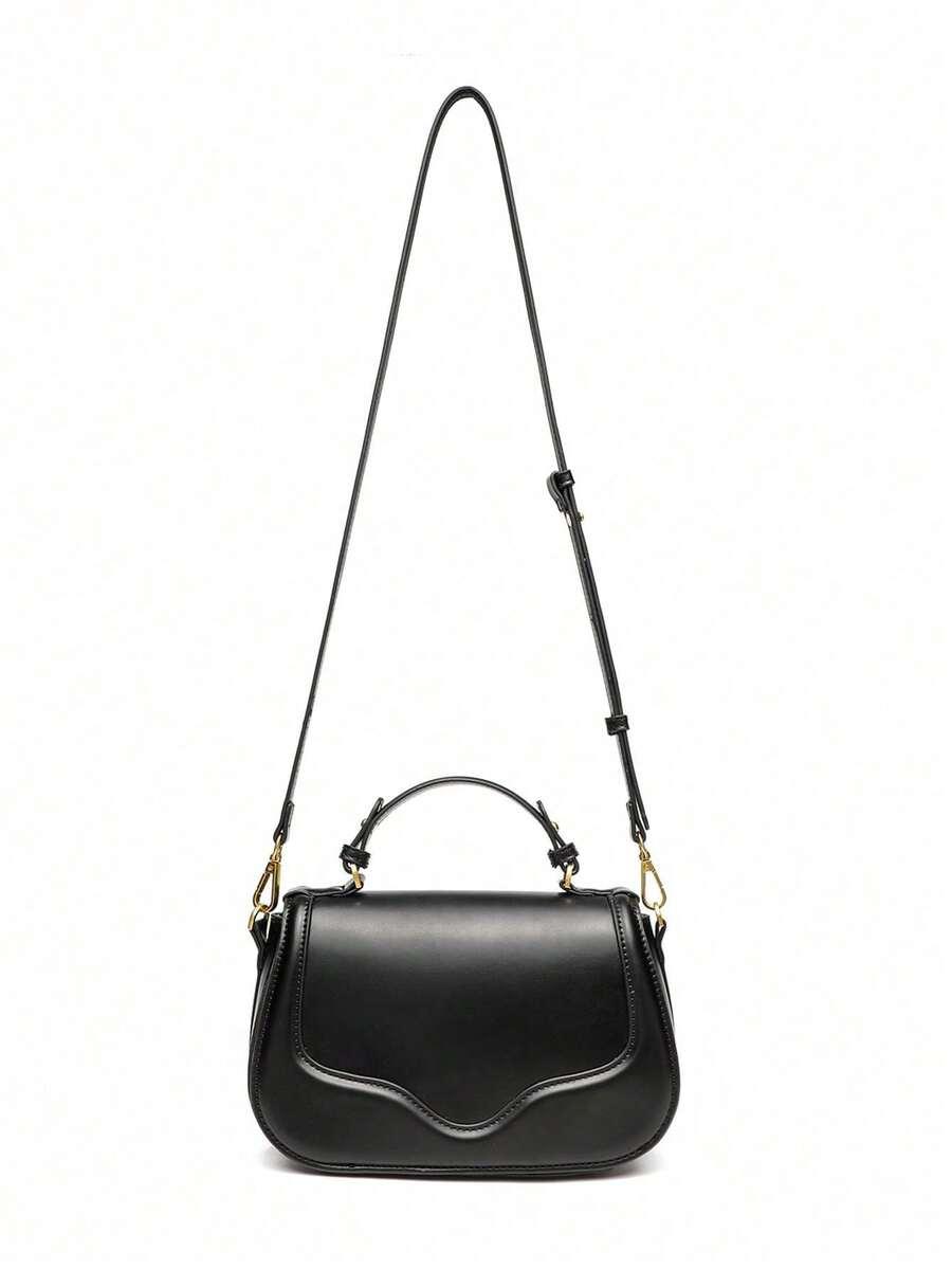 SHEIN CZARNA TOREBKA ZATRZASK S07__24X17