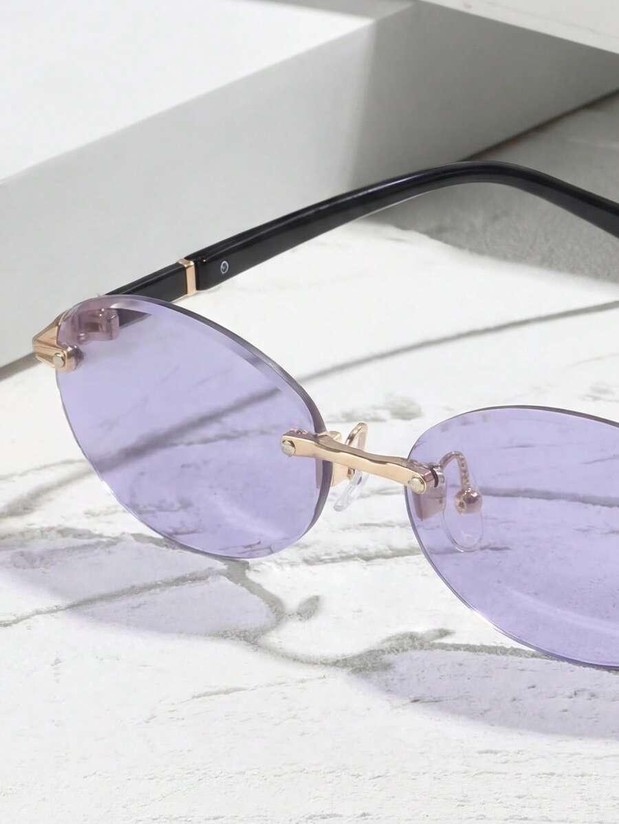 SHEIN FIOLETOWE OKULARY PRZECIWSŁONECZNE S07