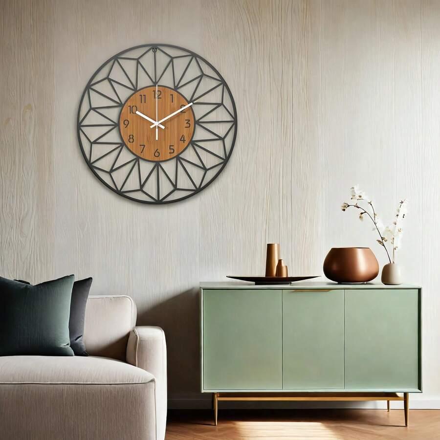 SHEIN GEOMETRYCZNY ZEGAR ŚCIENNY S07__30,2X30,2CM
