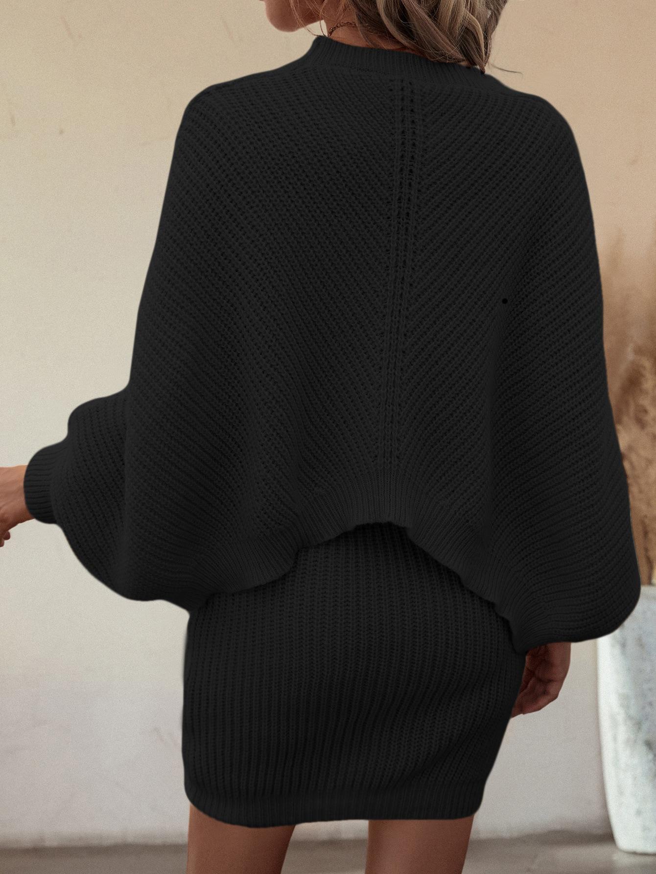 SHEIN SWETER SUKIENKA DZIANINOWY KOMPLET S06__XXL