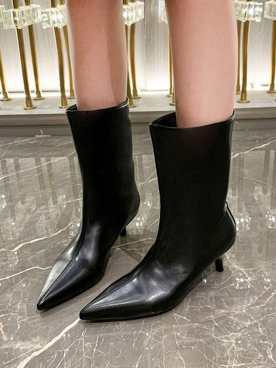 SHEIN CZARNE KOZAKI NA OBCASIE W01__39