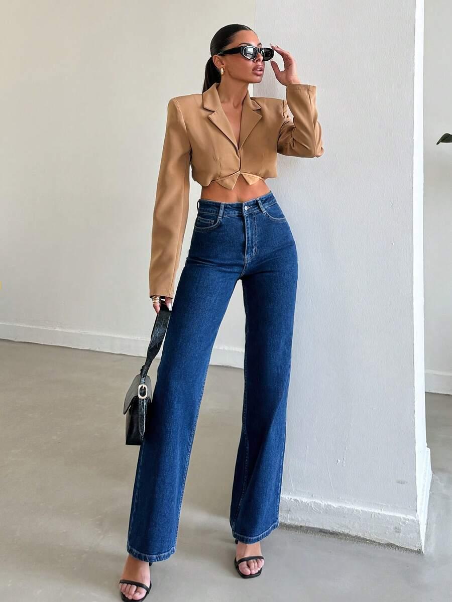 SHEIN JEANSY WYSOKI STAN S06__S