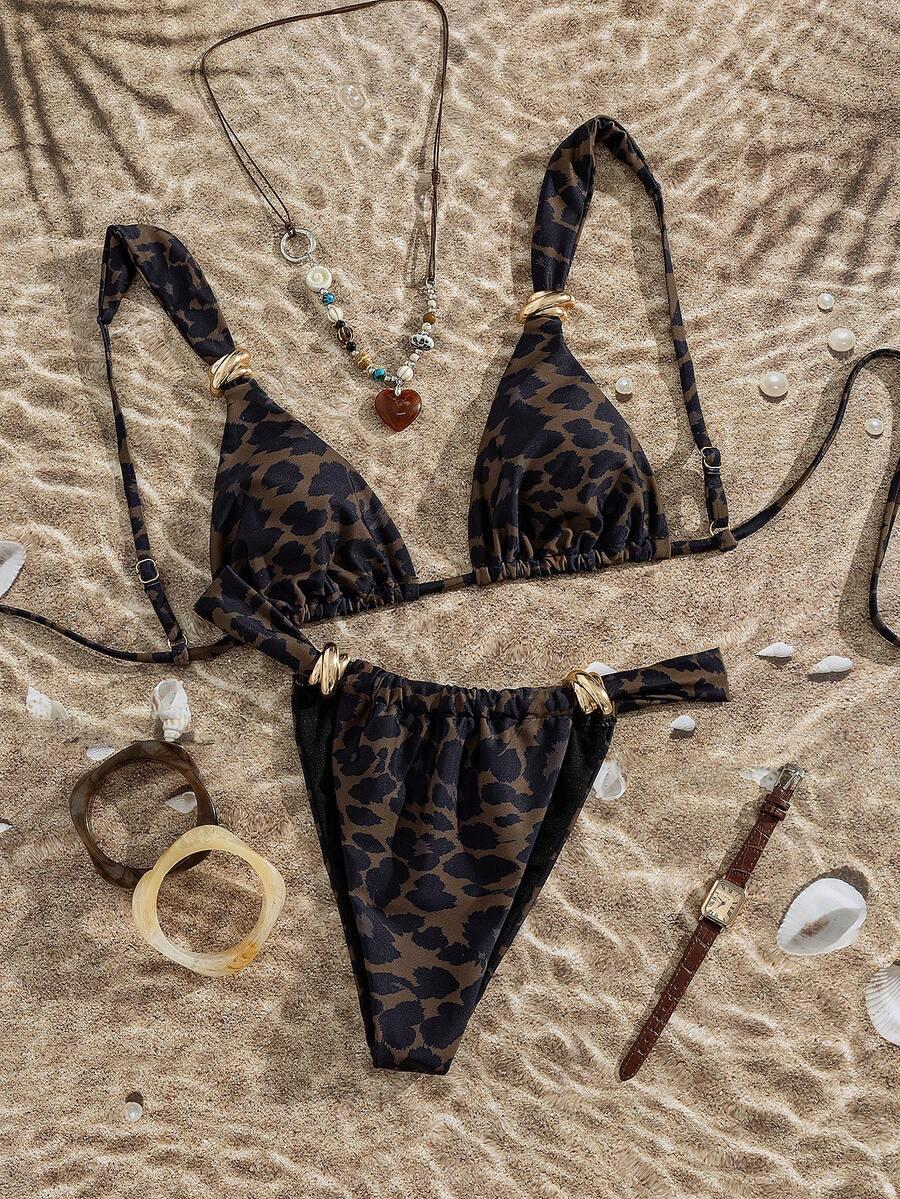 SWIM VCAY DWUCZĘŚCIOWY STRÓJ KĄPIELOWY ANIMAL PRINT S09__XS