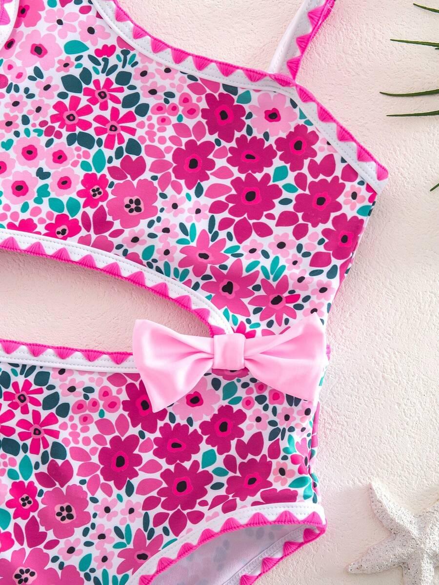SHEIN JEDNOCZĘŚCIOWY STRÓJ KĄPIELOWY WZÓR S09__104-110