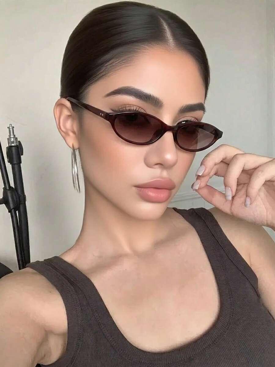 SHEIN BORDOWE OKULARY PRZECIWSŁONECZNE S07
