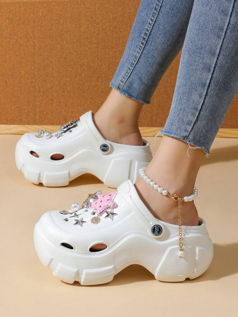 SHEIN BIAŁE KLAPKI CASUAL S06__37,5-38