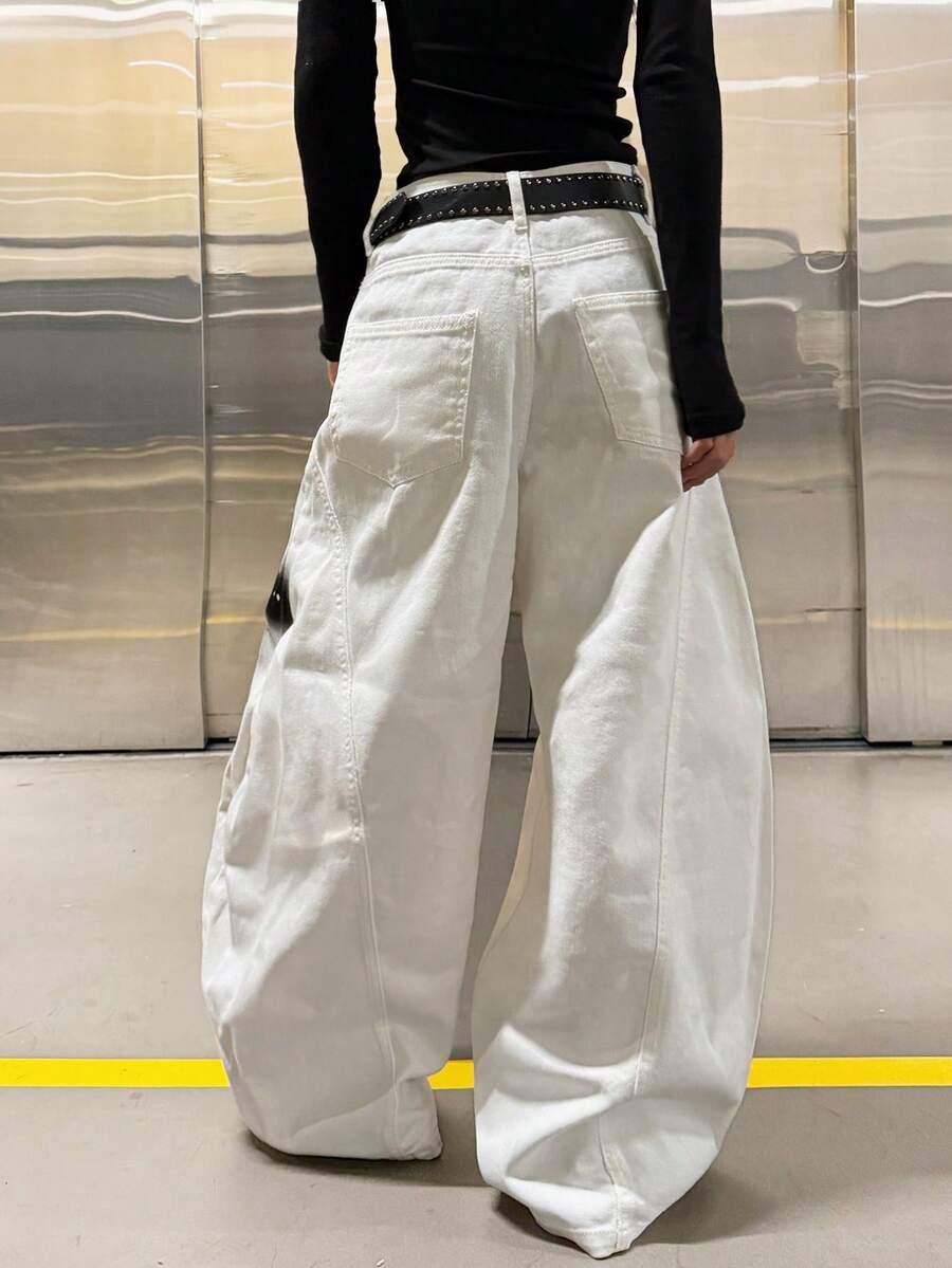SHEIN SPODNIE SZEROKIE NOGAWKI S06__L