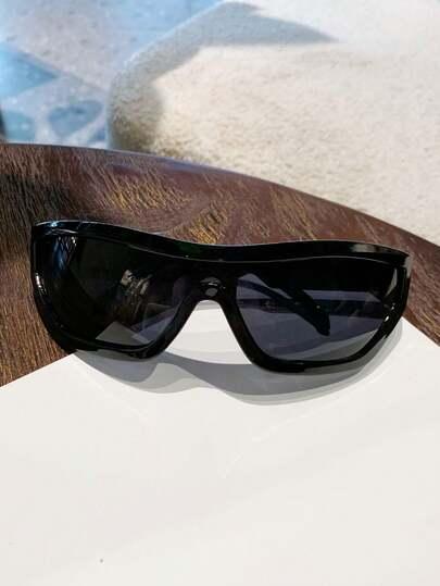 SHEIN CZARNE OKULARY PRZECIWSŁONECZNE S07
