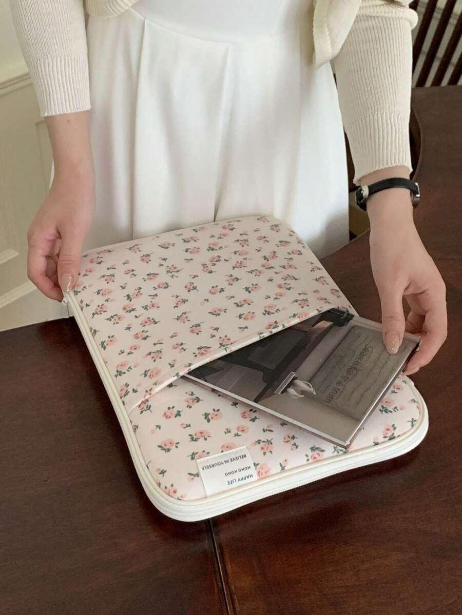 SHEIN POKROWIEC NA LAPTOPA KWIATY S07__27X35X2