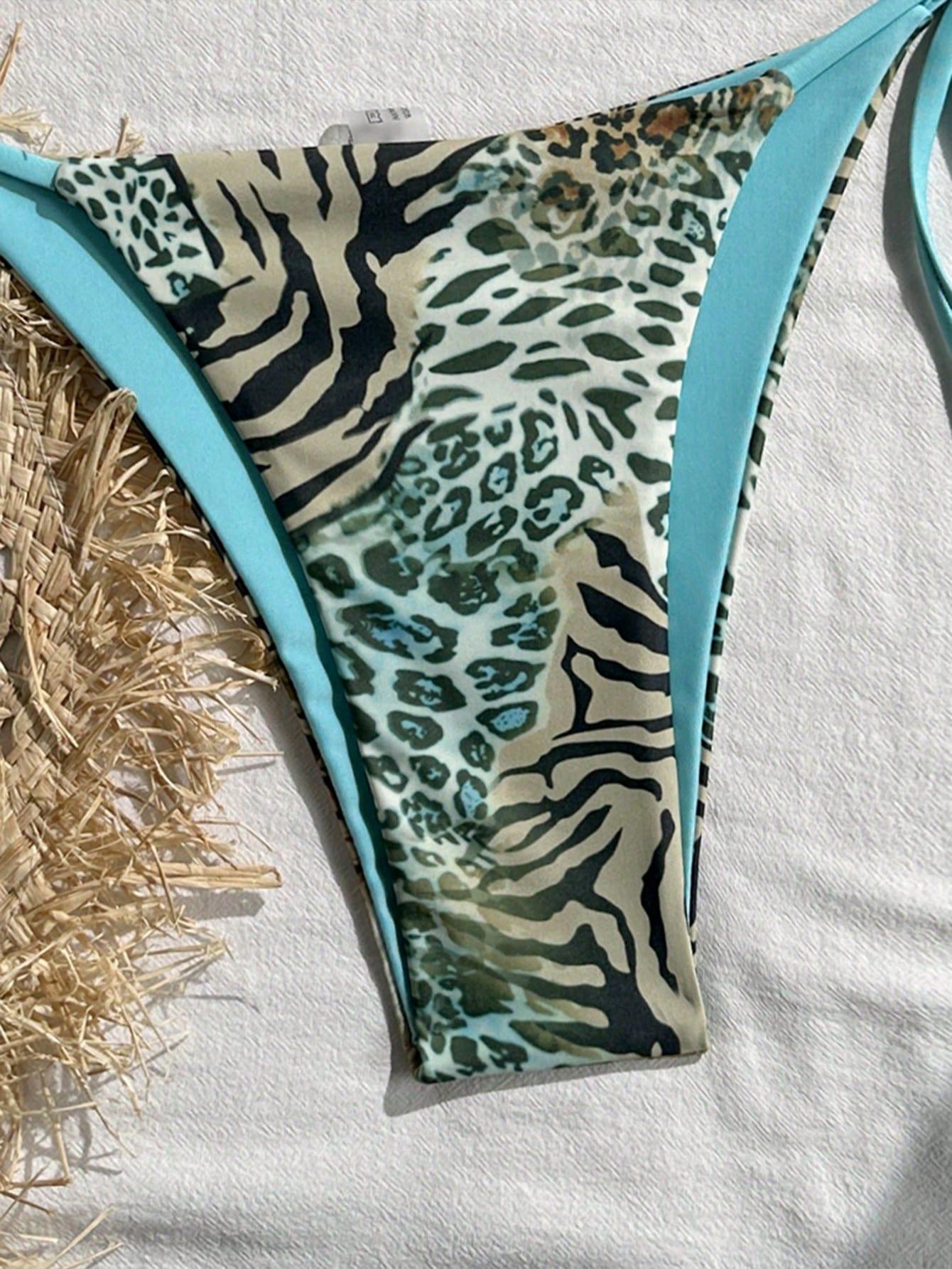 SHEIN DWUCZĘŚCIOWY STRÓJ KĄPIELOWY S09__XS
