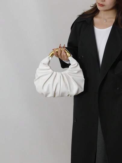 SHEIN BIAŁA TOREBKA IMITACJA SKÓRY S07__30X23CM
