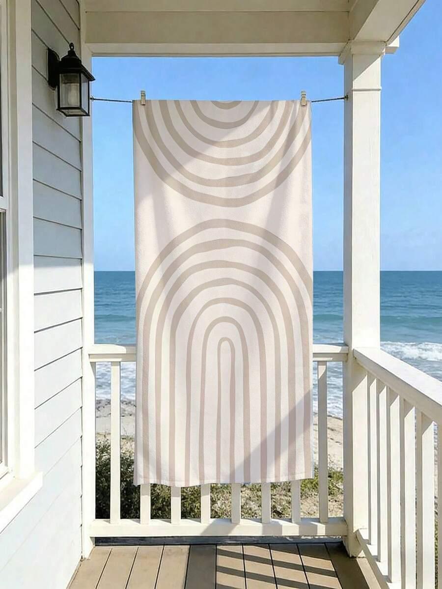 SHEIN RĘCZNIK PLAŻOWY WZÓR S07__80X160CM