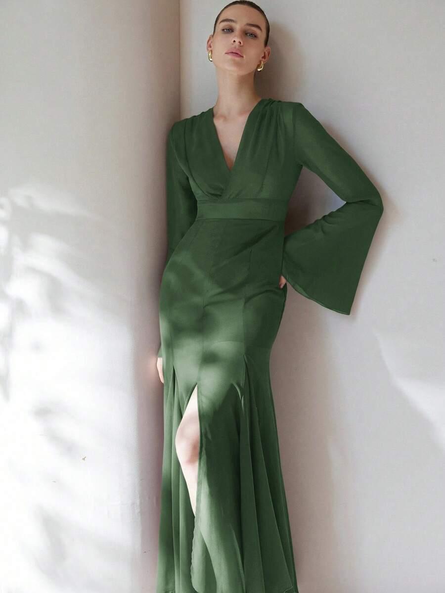 AVELORIA ZIELONA MAXI SUKIENKA S06__XL