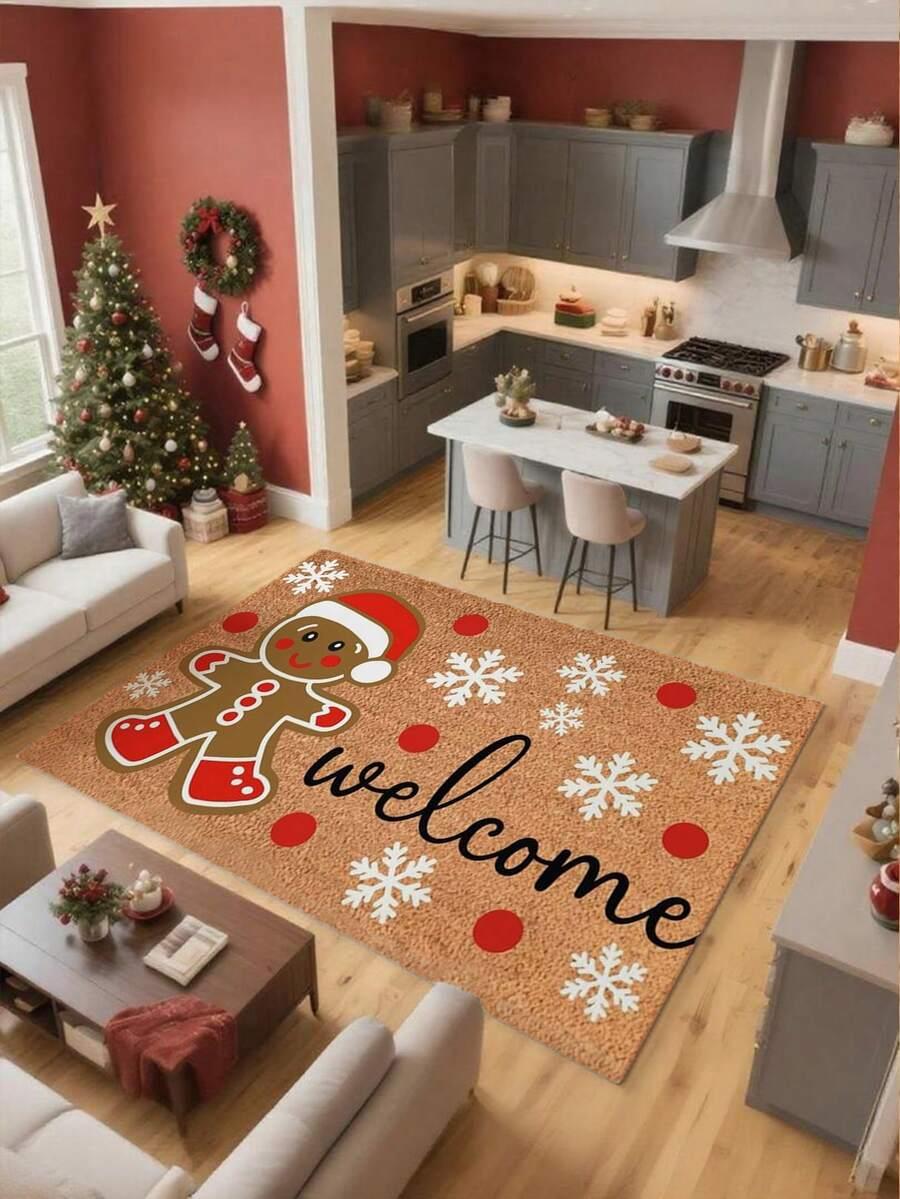 SHEIN WYCIERACZKA Z MOTYWEM ŚWIĄTECZNYM BDD__40X60CM