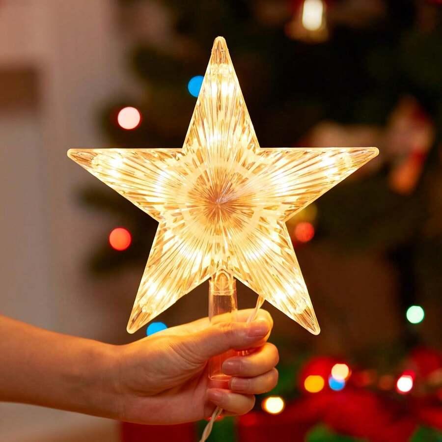 SHEIN GWIAZDA NA CHOINKĘ LED BDD__15CM