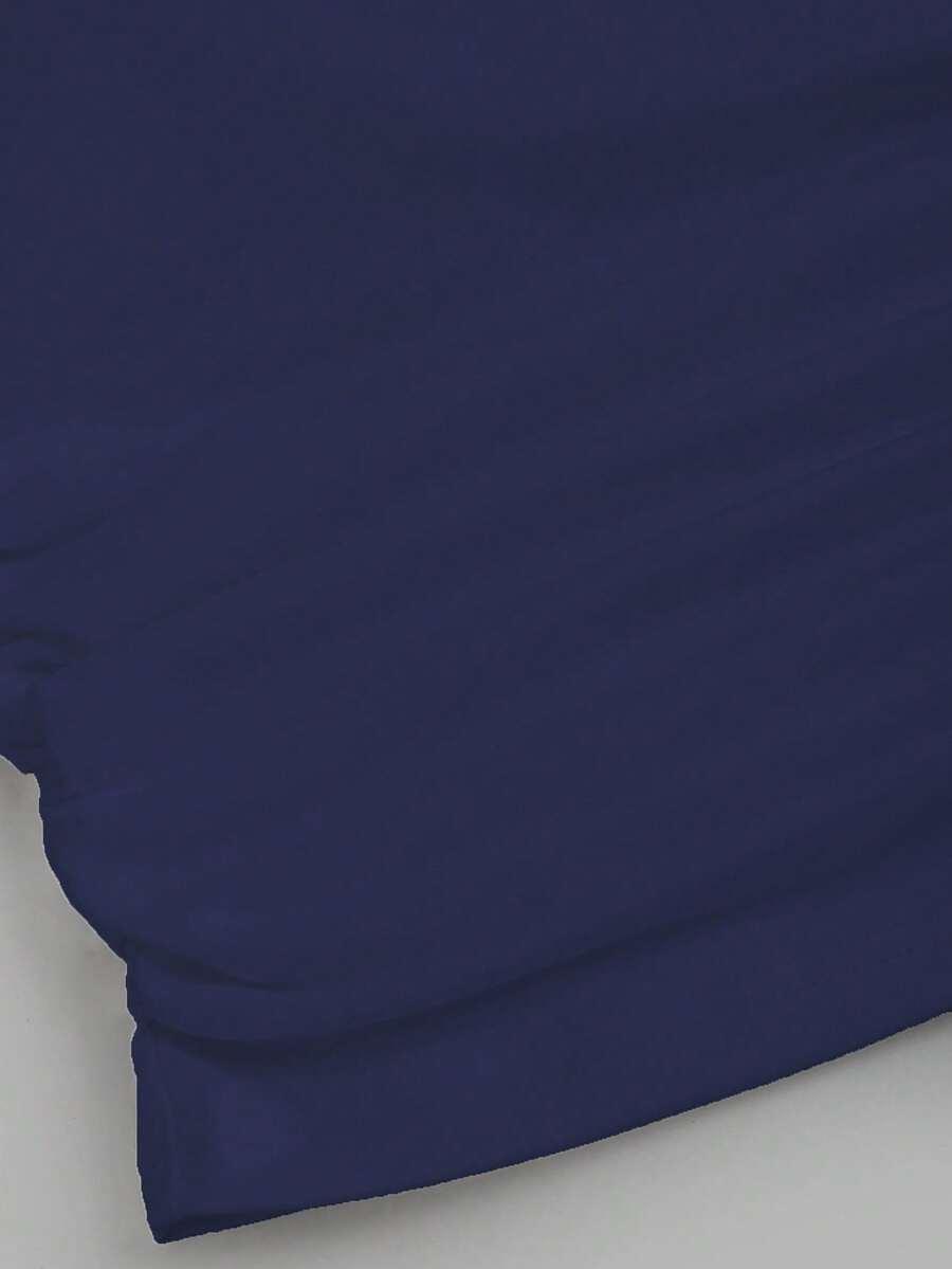 SHEIN GRANATOWY TOP BEZ RĘKAWÓW S06__S