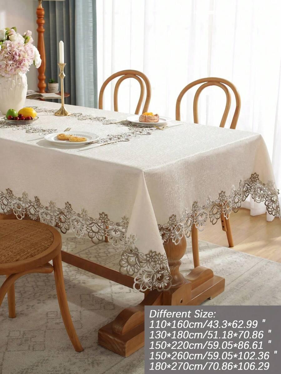 SHEIN BEŻOWY OBRUS NA STÓŁ S07__150X220CM