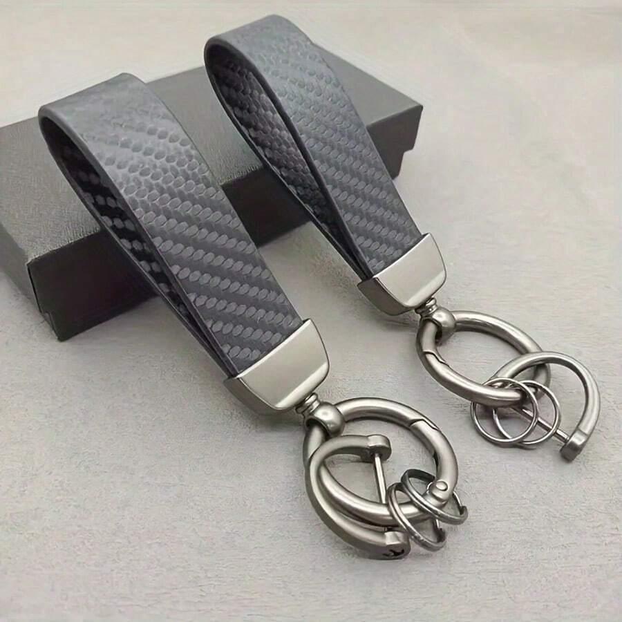 SHEIN CZARNY BRELOK DO KLUCZY S07__4X14CM
