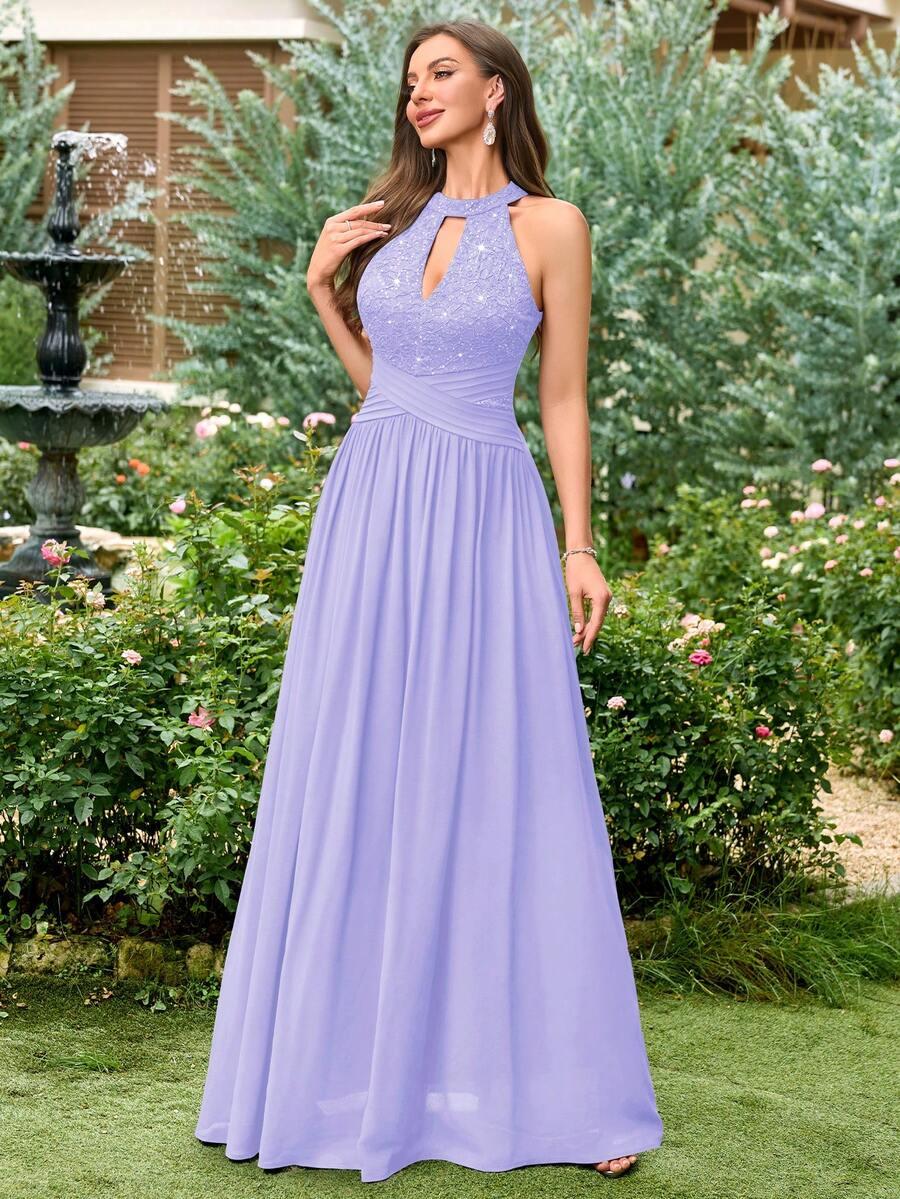 MIUSOL FIOLETOWA MAXI SUKIENKA S06__XL